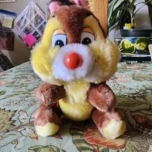 Vintage Dale Chipmunk Disneyland Walt Disney Plush Doll w Original Tag 80s